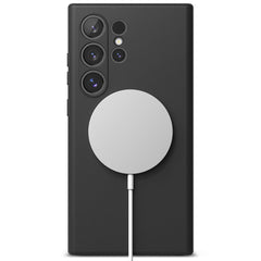 OVITEK RINGKE SILIKONSKI MAGNETNI MAGSAFE GALAXY S24 ULTRA ČRN