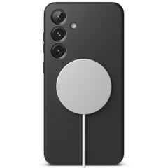 OVITEK RINGKE SILIKONSKI MAGNETNI MAGSAFE GALAXY S25 ČRN