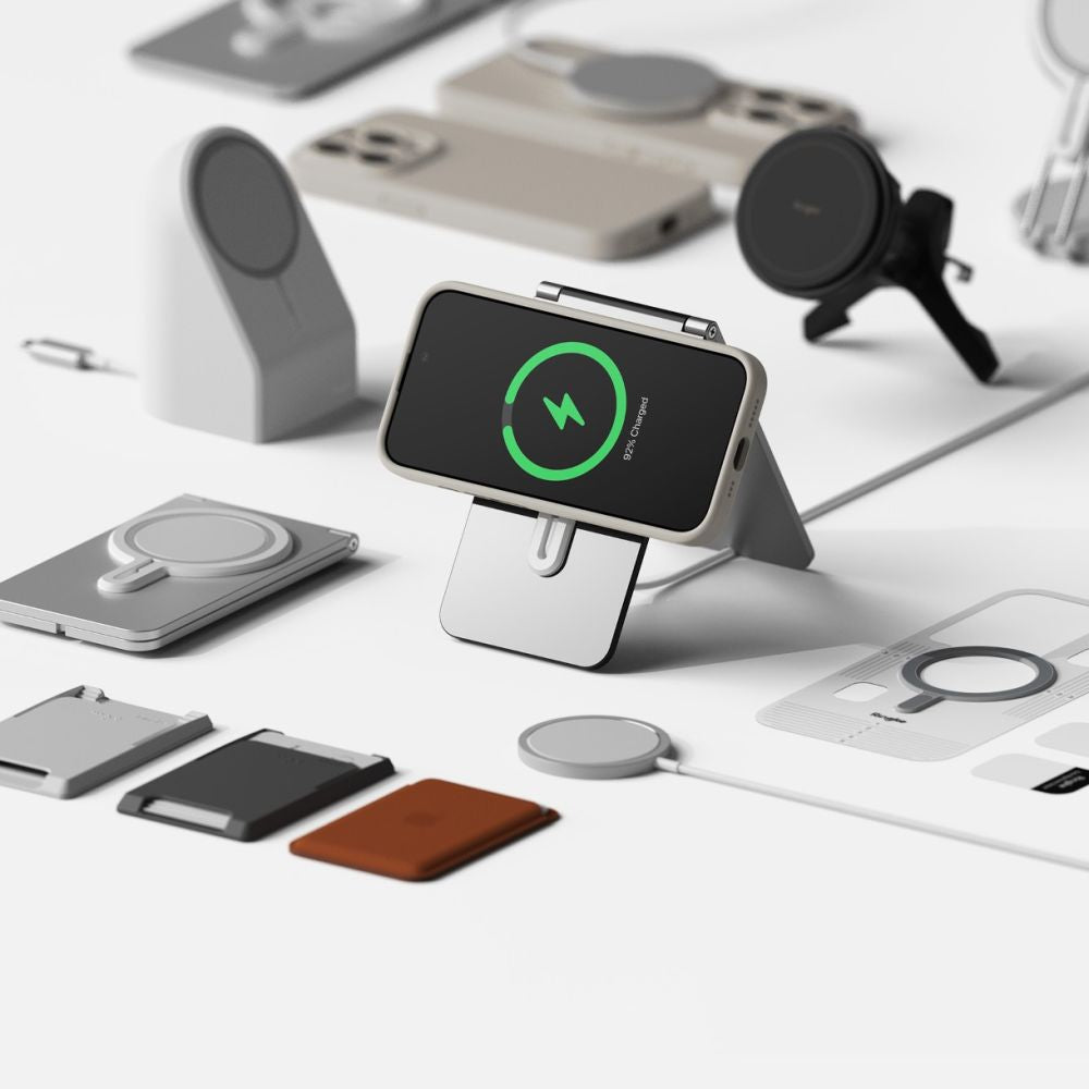 OVITEK RINGKE SILIKONSKI MAGNETNI MAGSAFE IPHONE 15 PRO MAX KAMEN