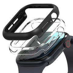 OVITEK RINGKE SLIM 2-PAK APPLE WATCH 10 (42 MM) PROZOREN IN MAT ČRN