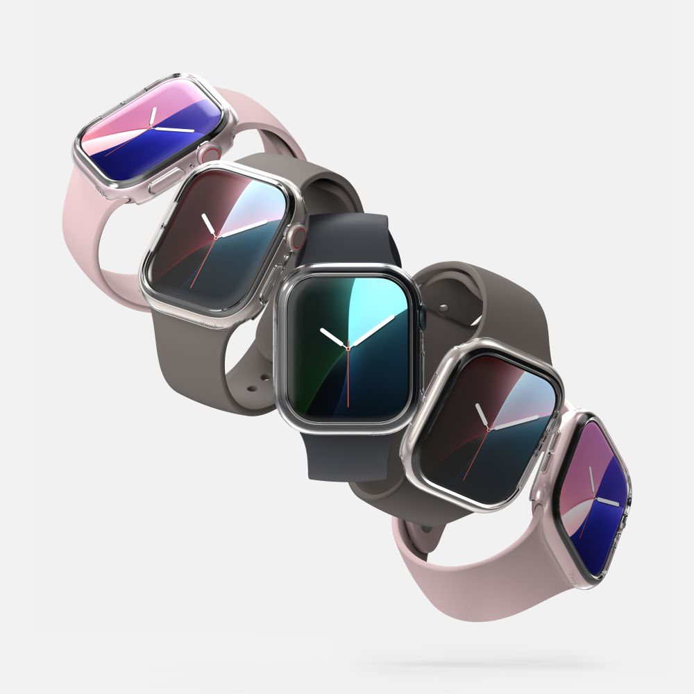 OVITEK RINGKE SLIM 2-PAK APPLE WATCH 10 (42 MM) PROZOREN IN MAT ČRN
