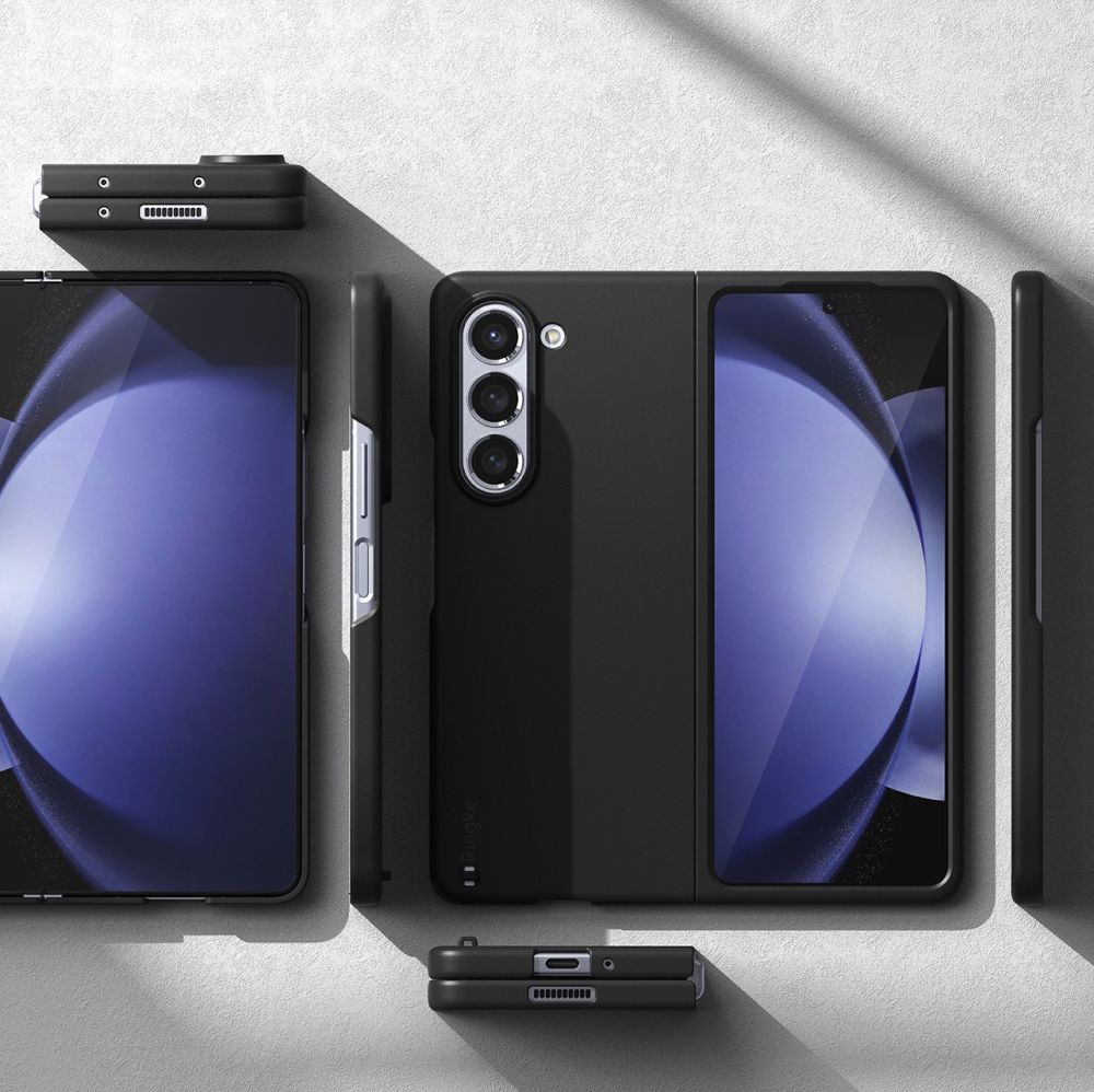 OVITEK RINGKE SLIM GALAXY Z FOLD 5 ČRN ČRNO