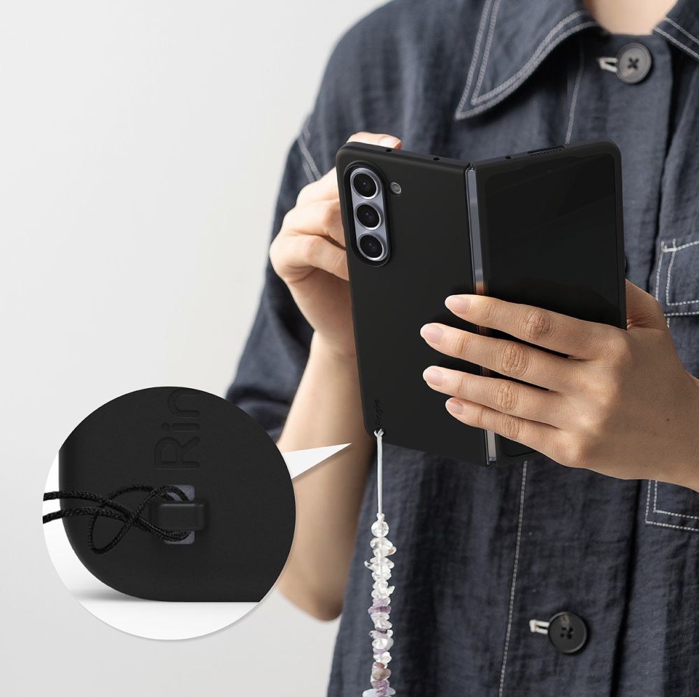 OVITEK RINGKE SLIM GALAXY Z FOLD 5 ČRN ČRNO