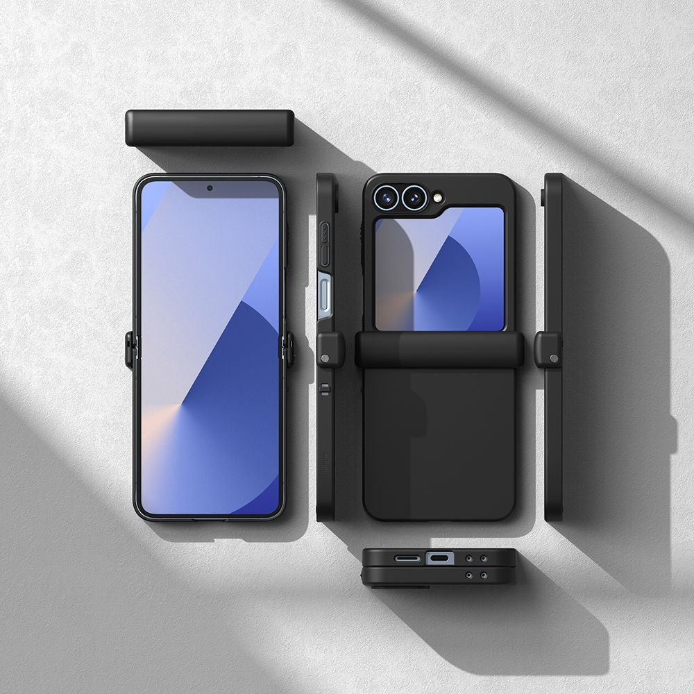 RINGKE SLIM HINGE MAGNETIC MAGSAFE GALAXY Z FLIP 6 ČRNA