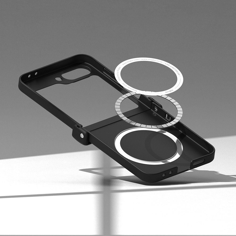 RINGKE SLIM HINGE MAGNETIC MAGSAFE GALAXY Z FLIP 6 ČRNA