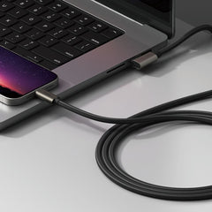 RINGKE USB 3.2 GEN 2X2 TYPE-C 90 STOPINJSKI  PD240W 200CM ČRN