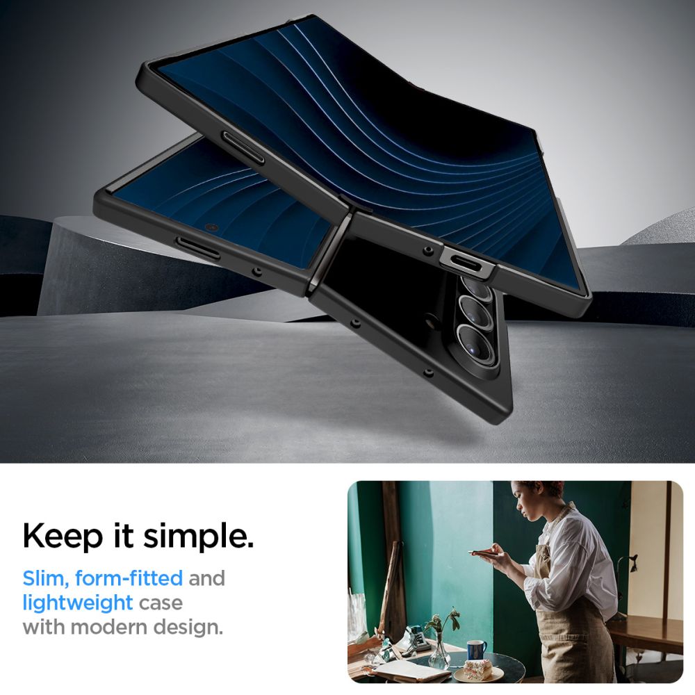 OVITEK ZA SAMSUNG GALAXY Z FOLD 6 SPIGEN AIRSKIN ČRNÝ