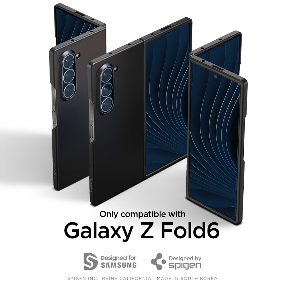 OVITEK ZA SAMSUNG GALAXY Z FOLD 6 SPIGEN AIRSKIN ČRNÝ