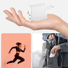 SPIGEN ARCSTATION PRO GAN-1402 2-PORT MREŽNI POLNILEC 140W BELO