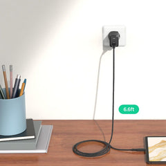 SPIGEN ARCSTATION PRO GAN-651 1-PORT MREŽNI POLNILEC 65W + TYPE-C  ČRN