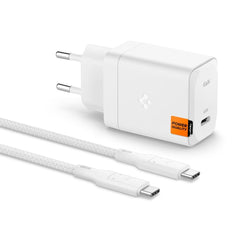 SPIGEN ARCSTATION PRO GAN-651 1-PORT MREŽNI POLNILEC 65W + TYPE-C  BELO