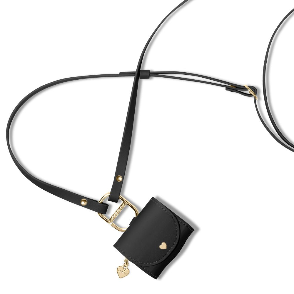 OVITEK SPIGEN CYRILL MINI BAG APPLE AIRPODS 4 ČRN ČRTA
