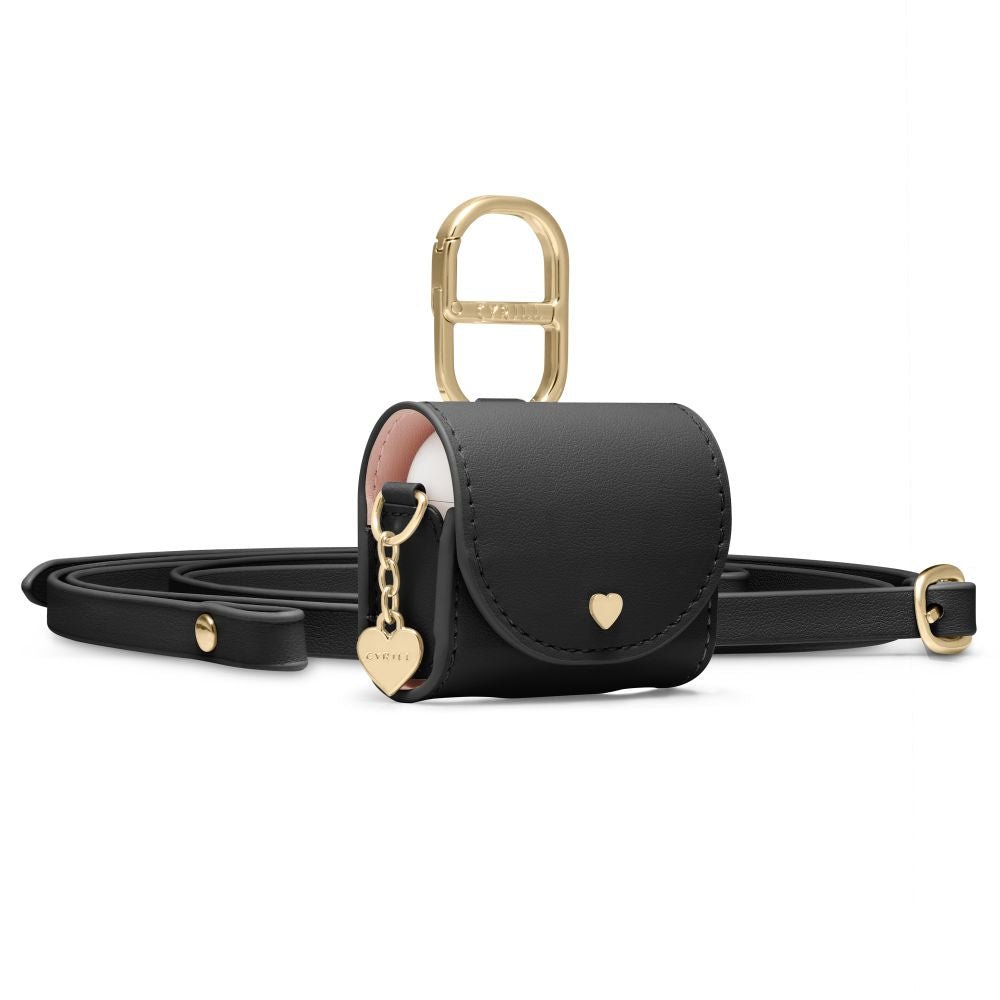 OVITEK SPIGEN CYRILL MINI BAG APPLE AIRPODS 4 ČRN ČRTA