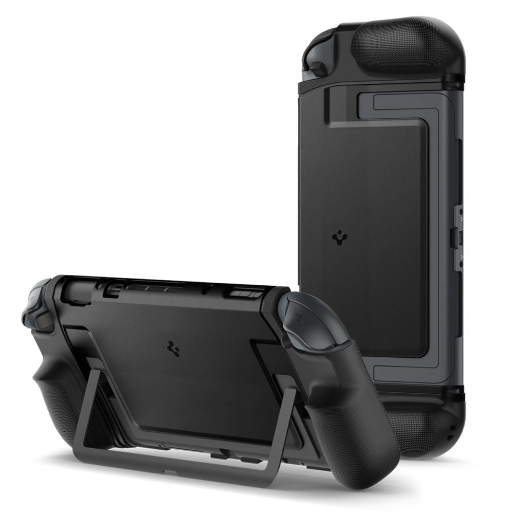 OVITEK SPIGEN DUAL GRIP NINTENDO SWITCH 2 ČRN.