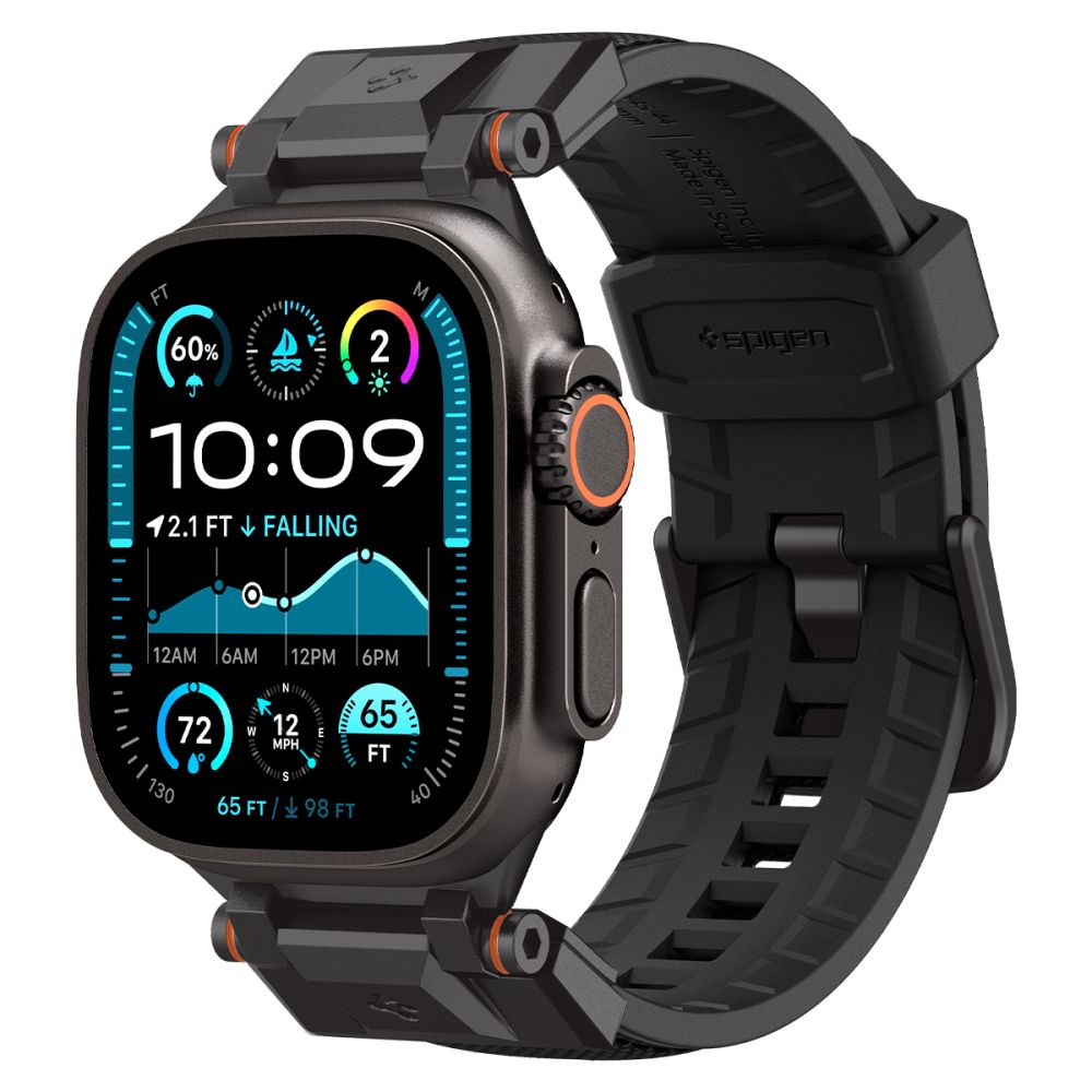 SPIGEN DURAPRO ARMOR APPLE WATCH 6 / 7 / 8 / 9 / 10 / SE / ULTRA 1 / 2 (44 / 45 / 46 / 49 MM) ČRNA EDITIJA
