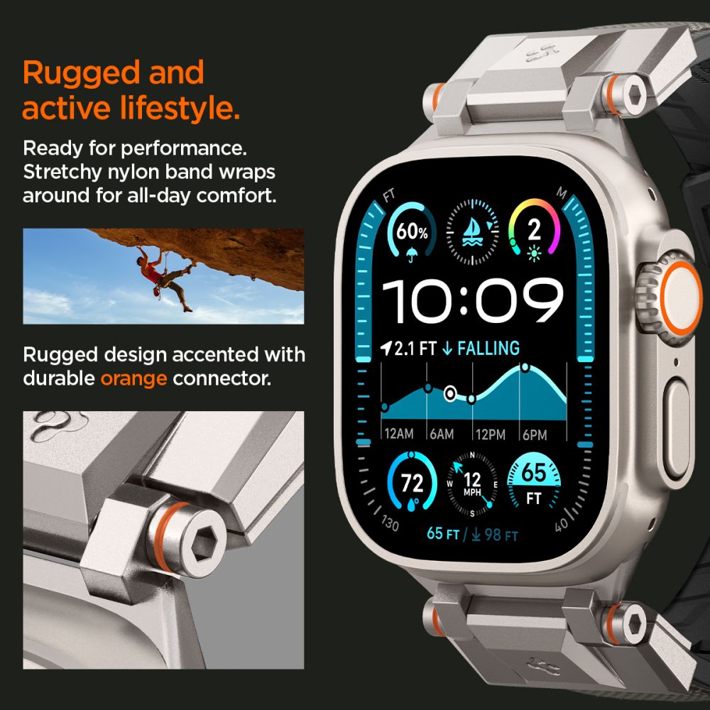 SPIGEN DURAPRO ARMOR APPLE WATCH 6 / 7 / 8 / 9 / 10 / SE / ULTRA 1 / 2 (44 / 45 / 46 / 49 MM) SIVA