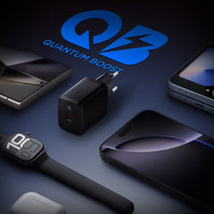 SPIGEN ESSENTIAL EE201EU 1-PORT NETWORK CHARGER 20W ČRNA