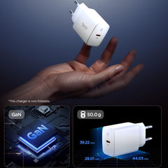 SPIGEN ESSENTIAL EE201EU 1-PORT NETWORK CHARGER 20W BELE