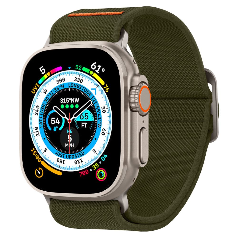 REMENIČEK SPIGEN FIT LITE ULTRA APPLE WATCH 6 / 7 / 8 / 9 / 10 / SE / ULTRA 1 / 2 (44 / 45 / 46 / 49 MM) KHAKI