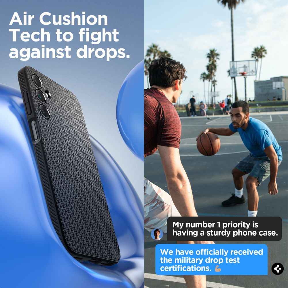 OVITEK SPIGEN LIQUID AIR GALAXY A15 4G / 5G MATTE BLACK