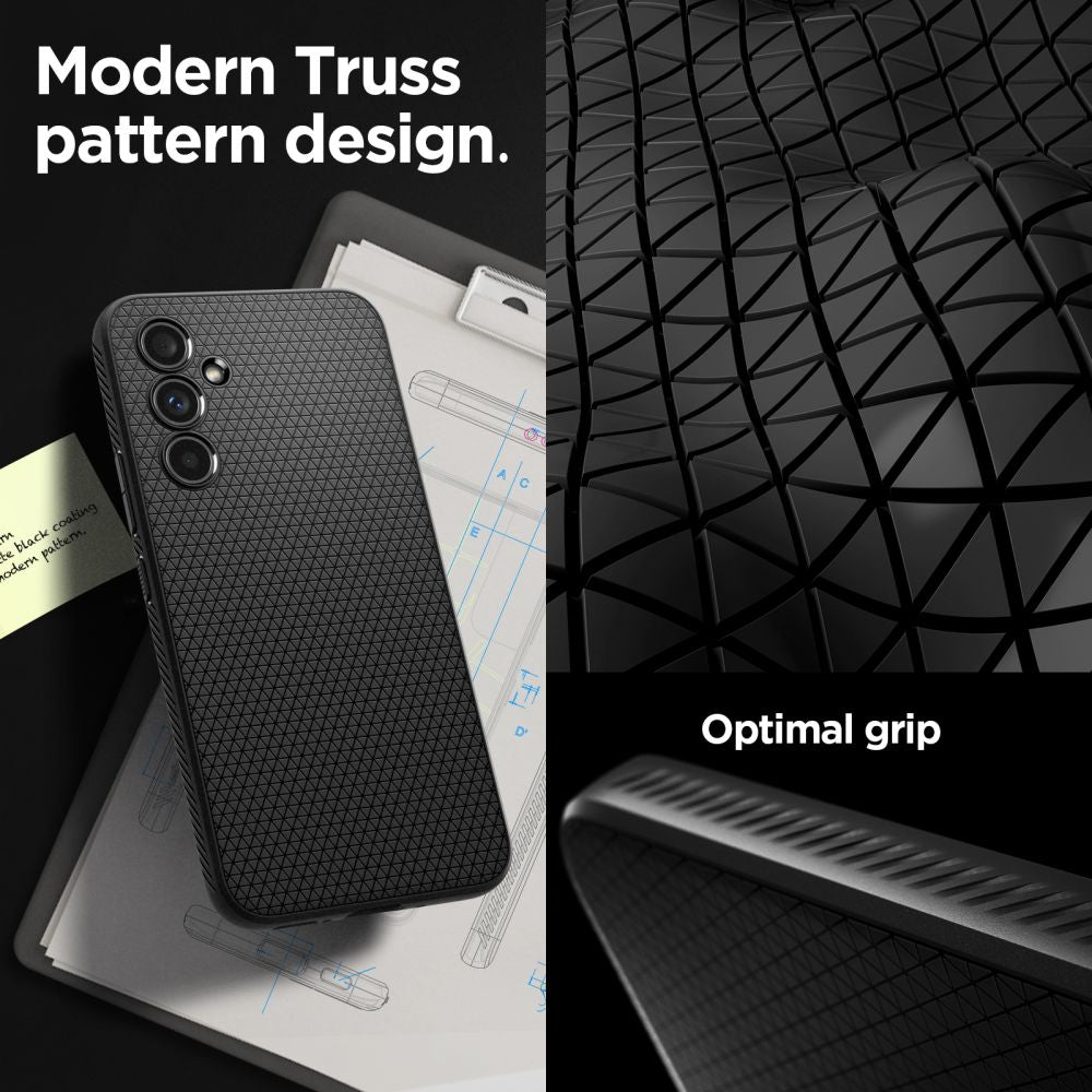 OVITEK SPIGEN LIQUID AIR GALAXY A54 5G MAT ČRNA