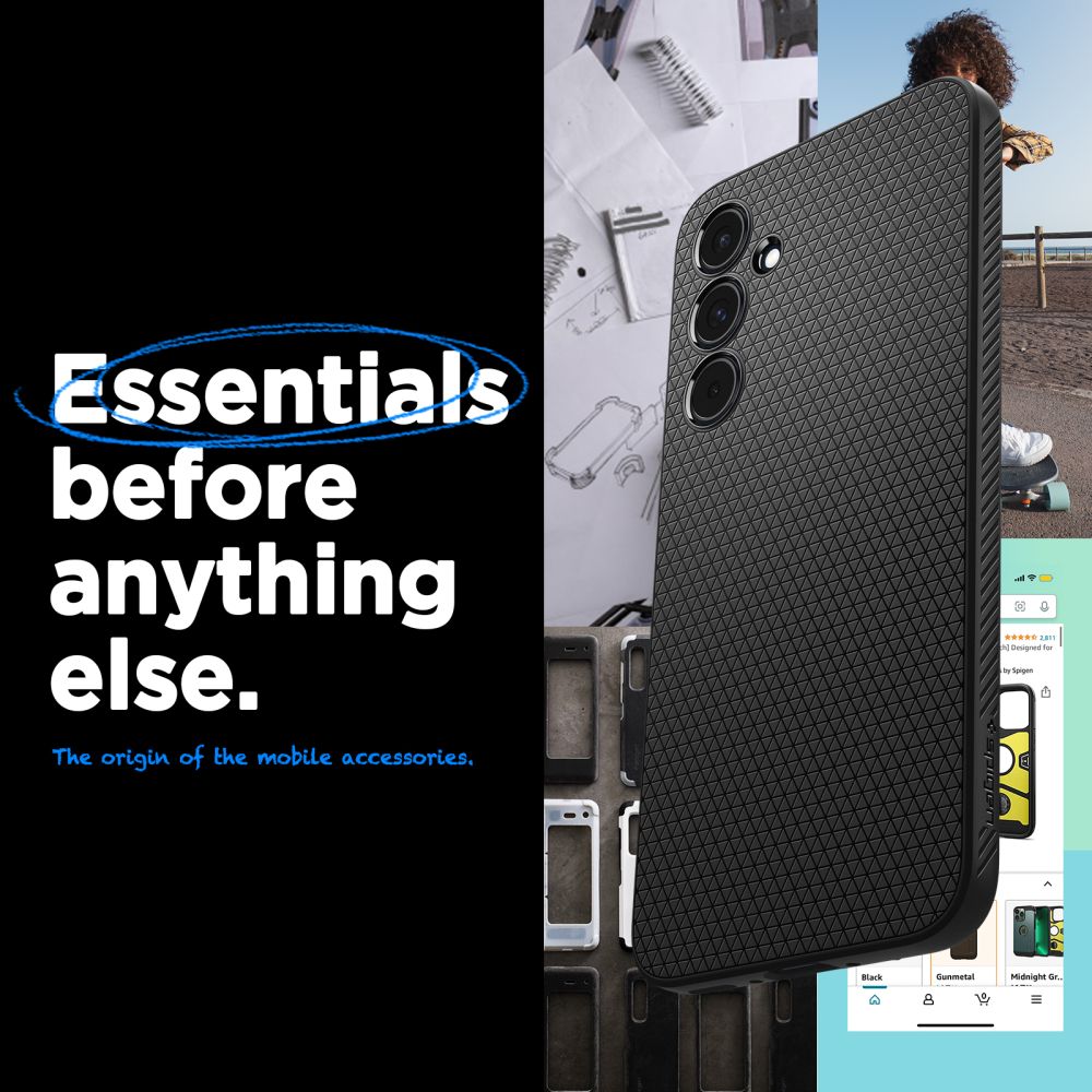 OVITEK SPIGEN LIQUID AIR GALAXY A55 5G MATTE BLACK
