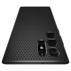OVITEK SPIGEN LIQUID AIR GALAXY S22 ULTRA MAT ČRNA