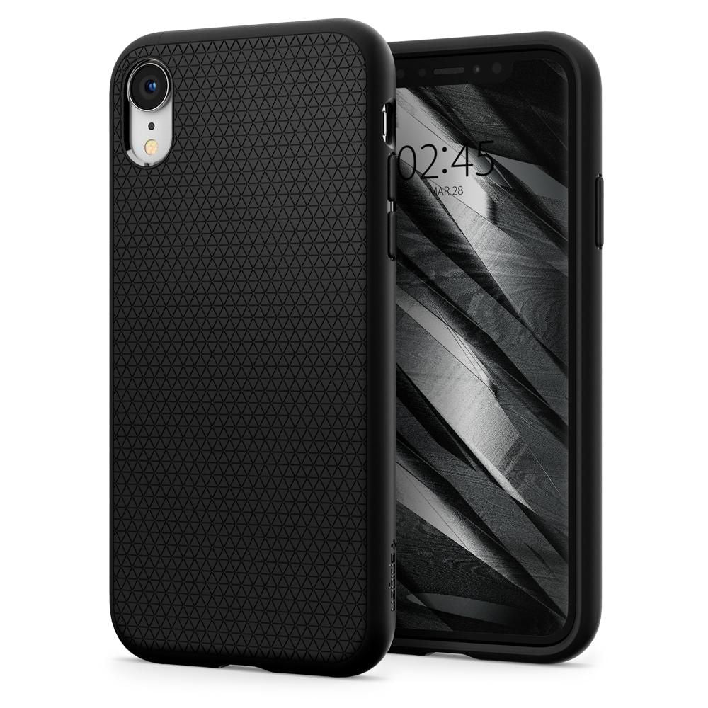 OVITEK SPIGEN LIQUID AIR IPHONE XR MAT ČRNA