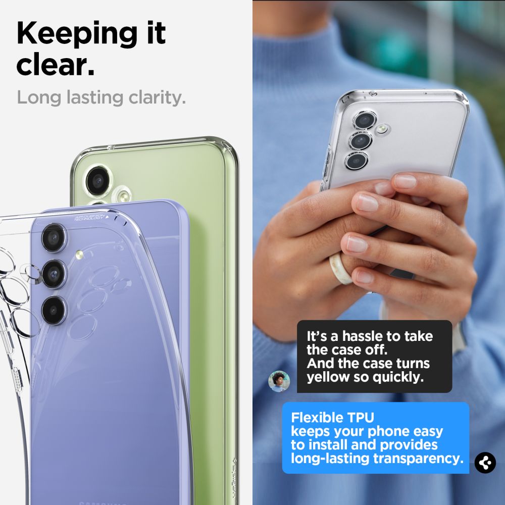 OVITEK SPIGEN LIQUID CRYSTAL GALAXY A54 5G KRISTALNO JASEN