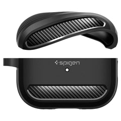 OVITEK SPIGEN RUGGED ARMOR APPLE AIRPODS PRO 1 / 2 MATTE BLACK