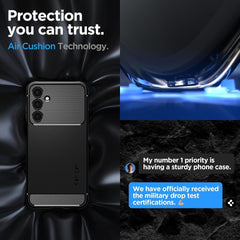 OVITEK SPIGEN RUGGED ARMOR GALAXY A25 5G MATTE BLACK