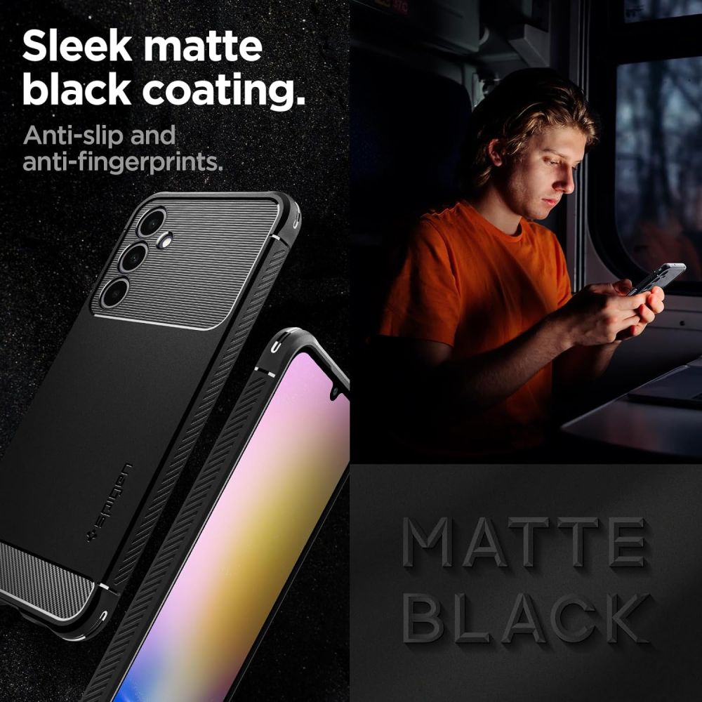 OVITEK SPIGEN RUGGED ARMOR GALAXY A25 5G MATTE BLACK