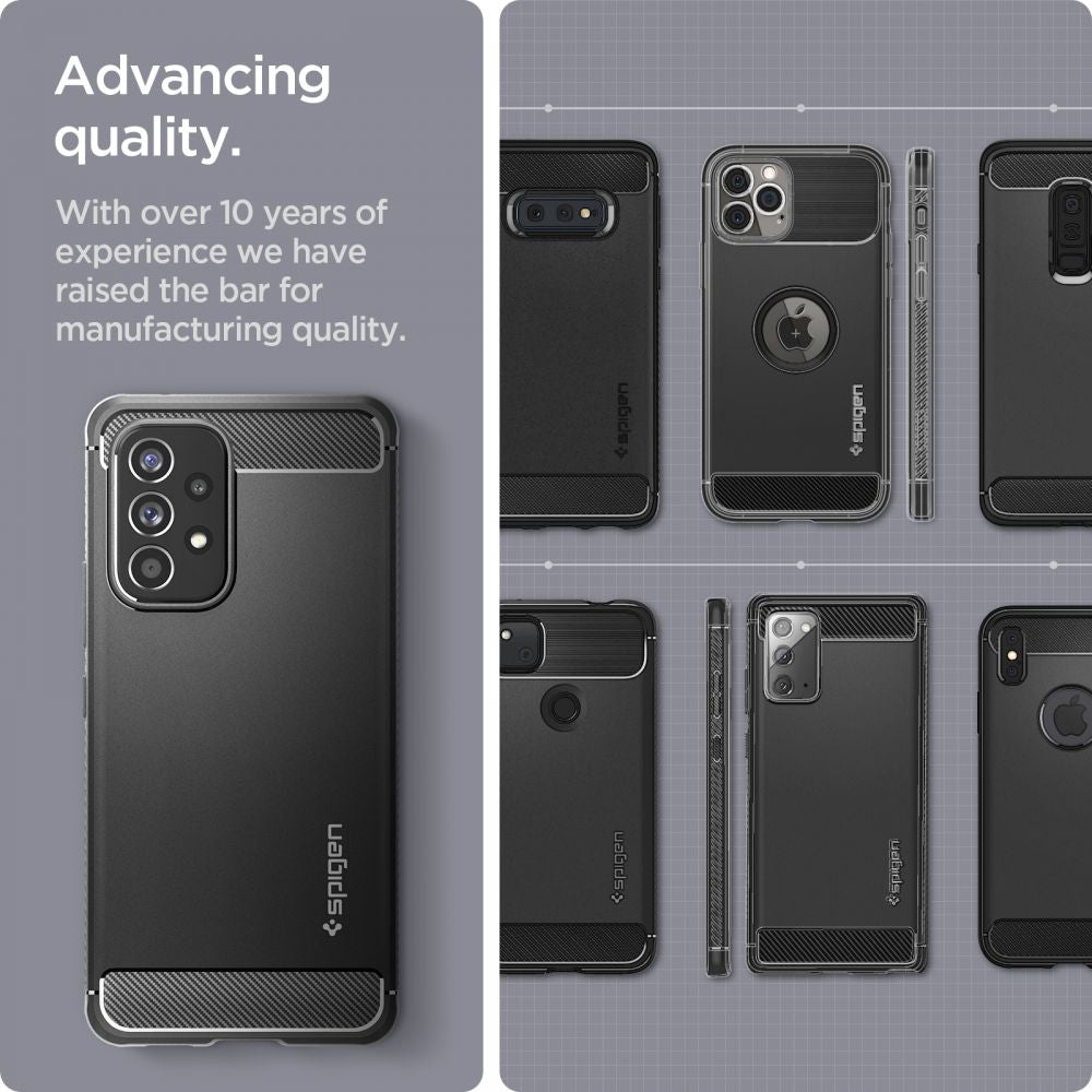 OVITEK SPIGEN RUGGED ARMOR GALAXY A53 5G MATTE BLACK