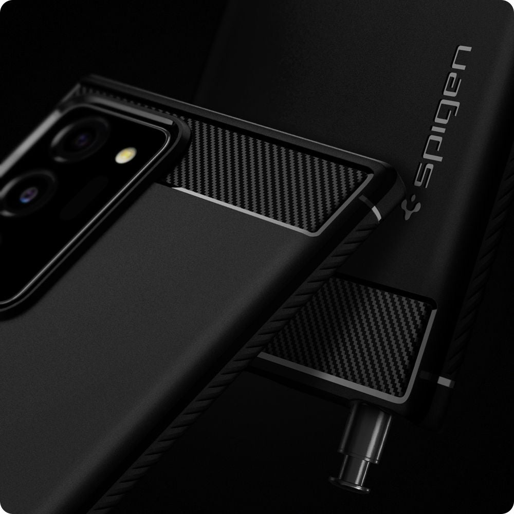 OVITEK SPIGEN RUGGED ARMOR GALAXY NOTE 20 ULTRA MATTE BLACK