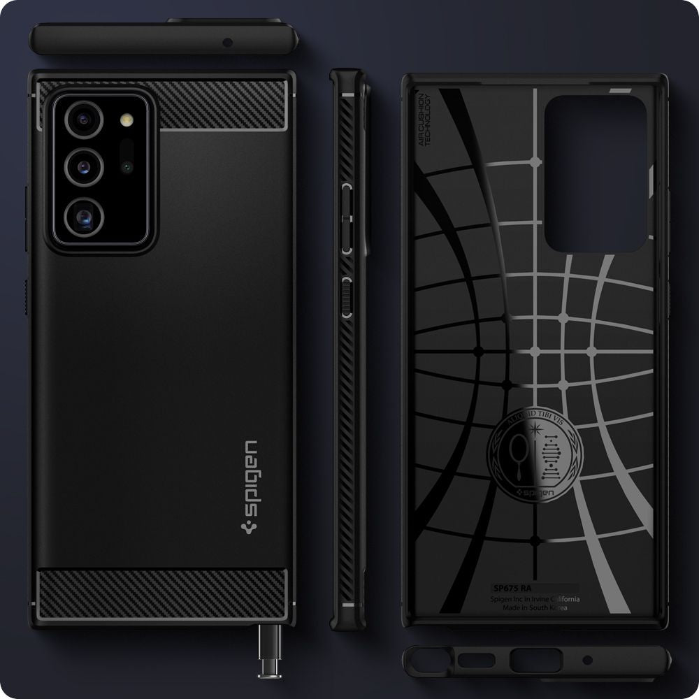 OVITEK SPIGEN RUGGED ARMOR GALAXY NOTE 20 ULTRA MATTE BLACK