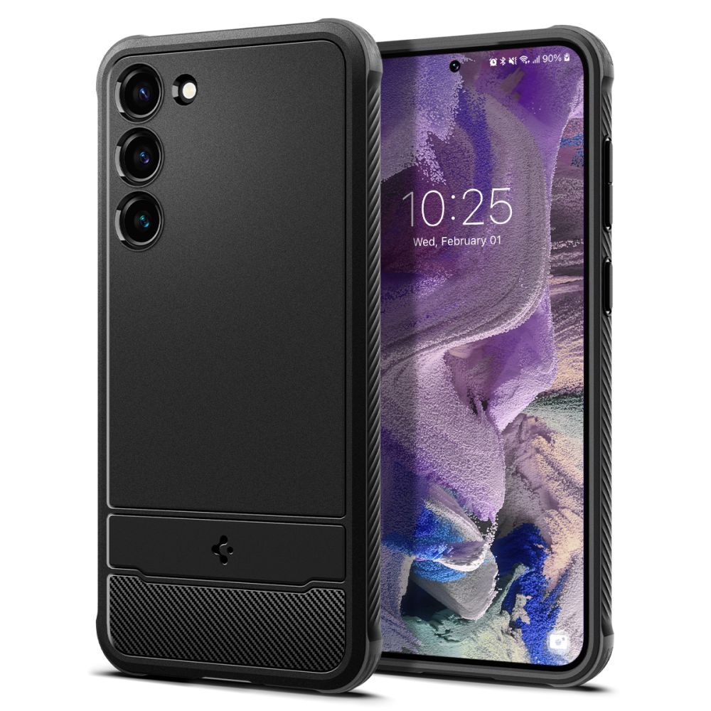 OVITEK SPIGEN RUGGED ARMOR GALAXY S23 MATTE BLACK