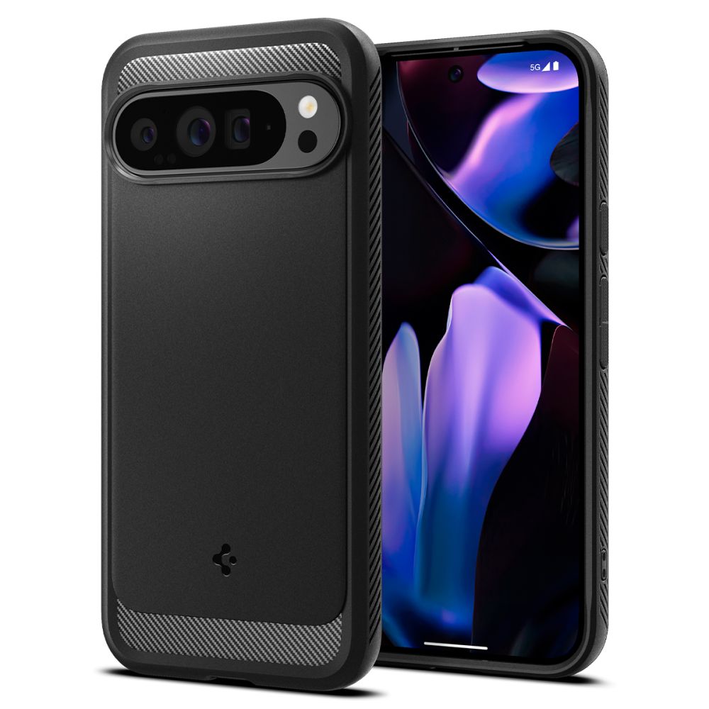 OVITEK ZA GOOGLE PIXEL 9 PRO XL SPIGEN RUGGED ARMOR MATTE BLACK