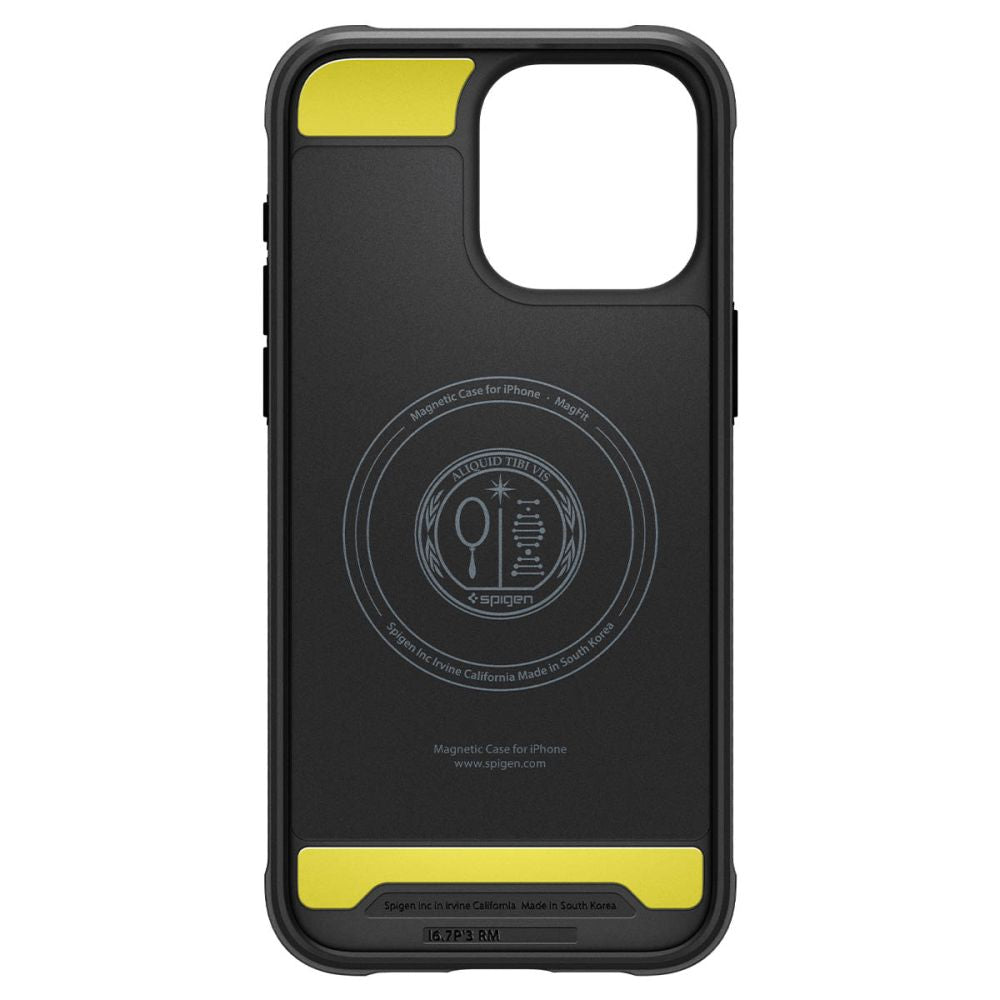 OVITEK SPIGEN RUGGED ARMOR MAG MAGSAFE IPHONE 15 PRO MAX MAT MATNA ČRNA