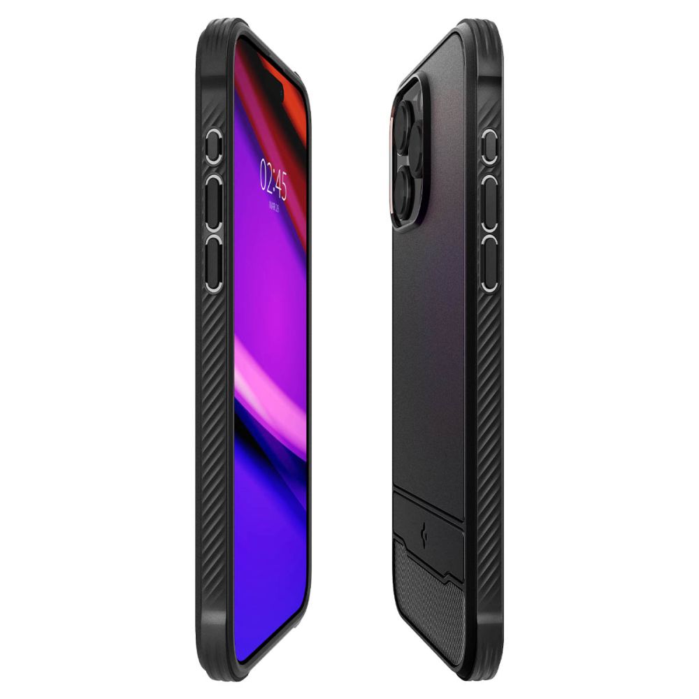 OVITEK SPIGEN RUGGED ARMOR MAG MAGSAFE IPHONE 15 PRO MAX MAT MATNA ČRNA