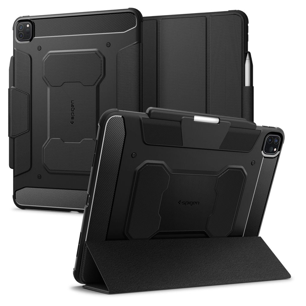 OVITEK SPIGEN RUGGED ARMOR "PRO" IPAD PRO 13 7 / 2024 ČRNA