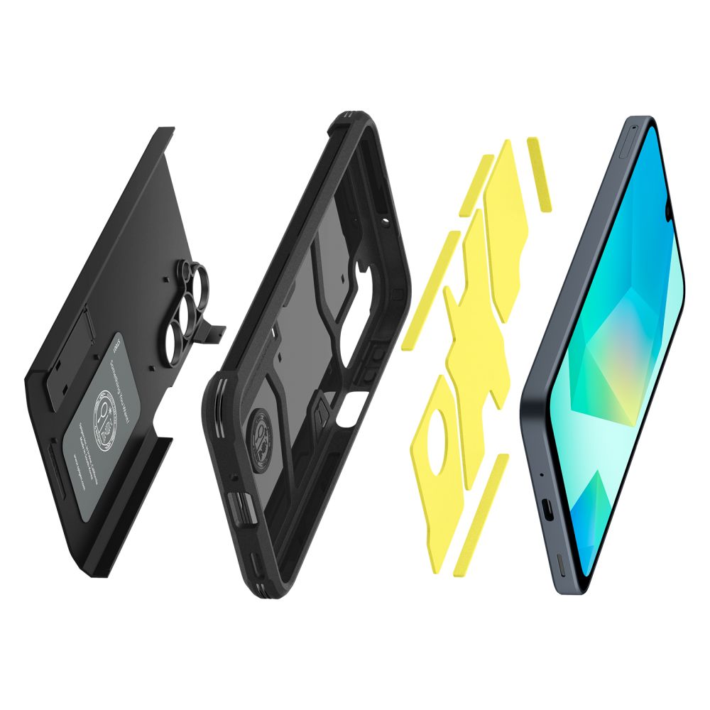 OVITEK SPIGEN TOUGH ARMOR GALAXY A16 4G / 5G ČRN ČRNA