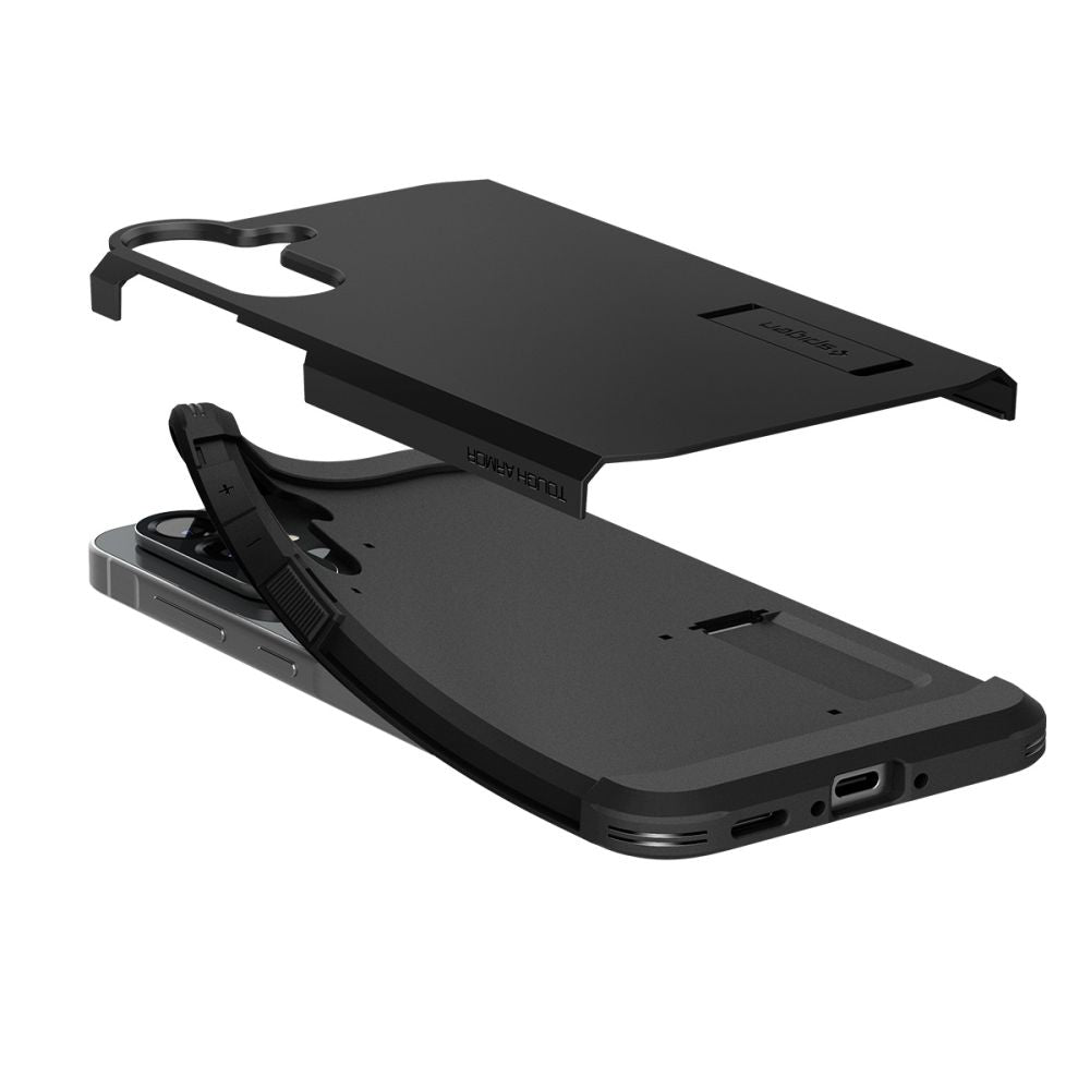 OVITEK SPIGEN TOUGH ARMOR GALAXY A56 5G ČRN ČRNO