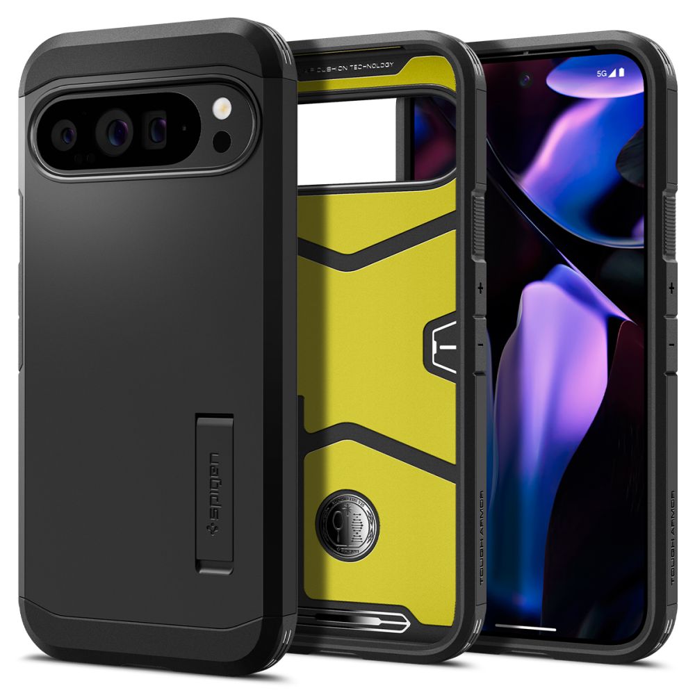 OVITEK ZA GOOGLE PIXEL 9 PRO XL SPIGEN TOUGH ARMOR ČRN