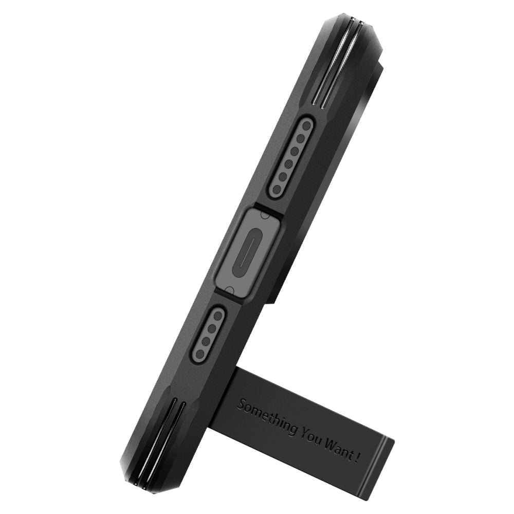 OVITEK SPIGEN TOUGH ARMOR MAG MAGSAFE IPHONE 15 PRO MAX ČRN.
