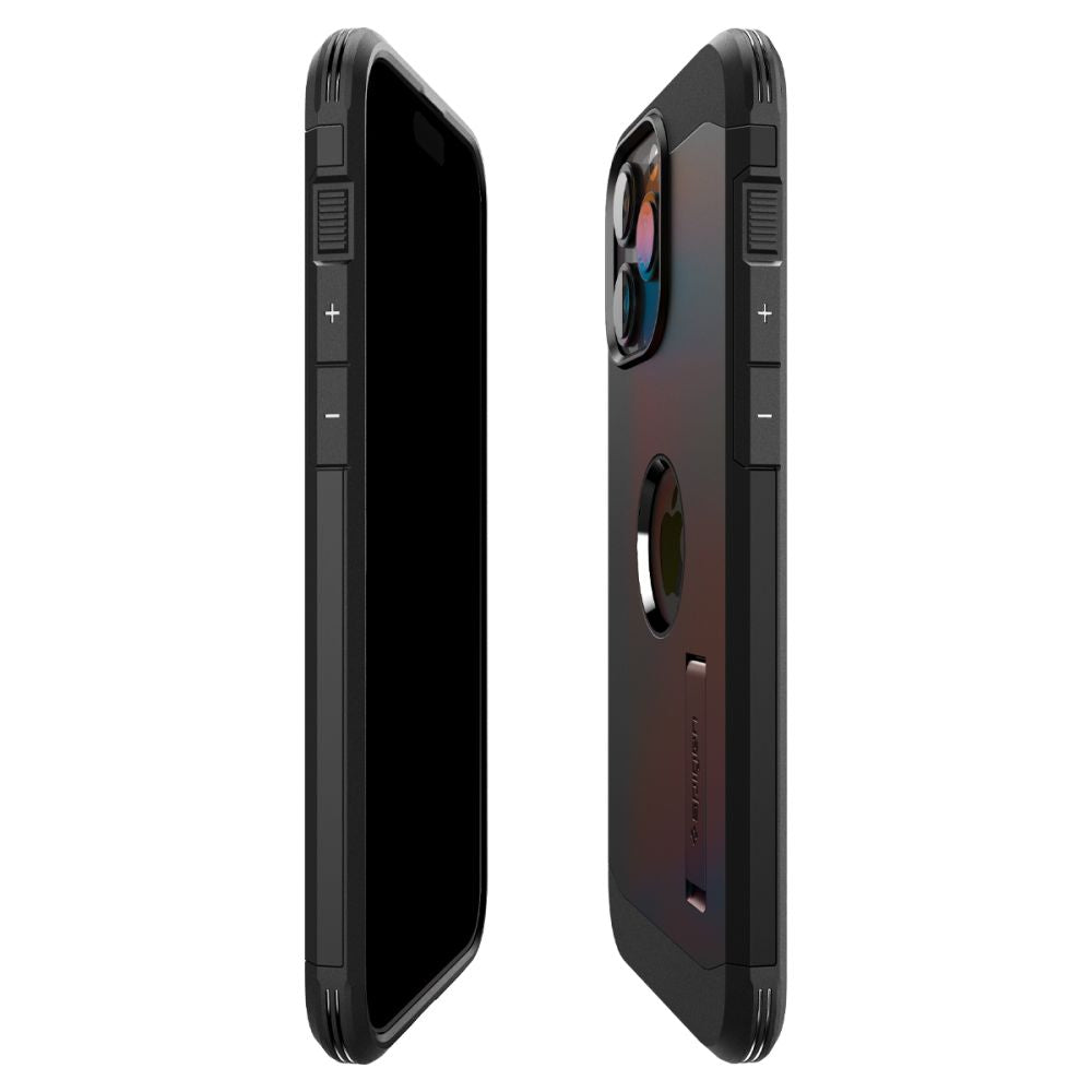 OVITEK SPIGEN TOUGH ARMOR MAG MAGSAFE IPHONE 15 PRO MAX ČRN.