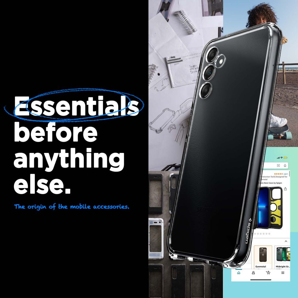 OVITEK SPIGEN ULTRA HYBRID GALAXY A14 5G KRISTALNO JASEN