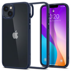OVITEK SPIGEN ULTRA HYBRID IPHONE 14 PLUS TEMNO MODRA