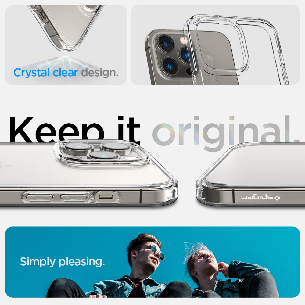 OVITEK SPIGEN ULTRA HYBRID IPHONE 14 PRO MAX KRISTALNO JASEN