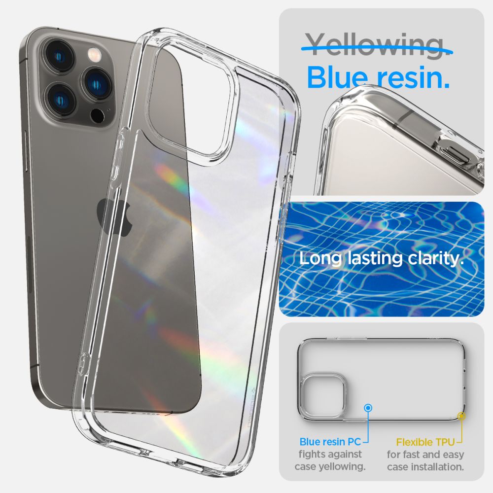 OVITEK SPIGEN ULTRA HYBRID IPHONE 14 PRO MAX KRISTALNO JASEN