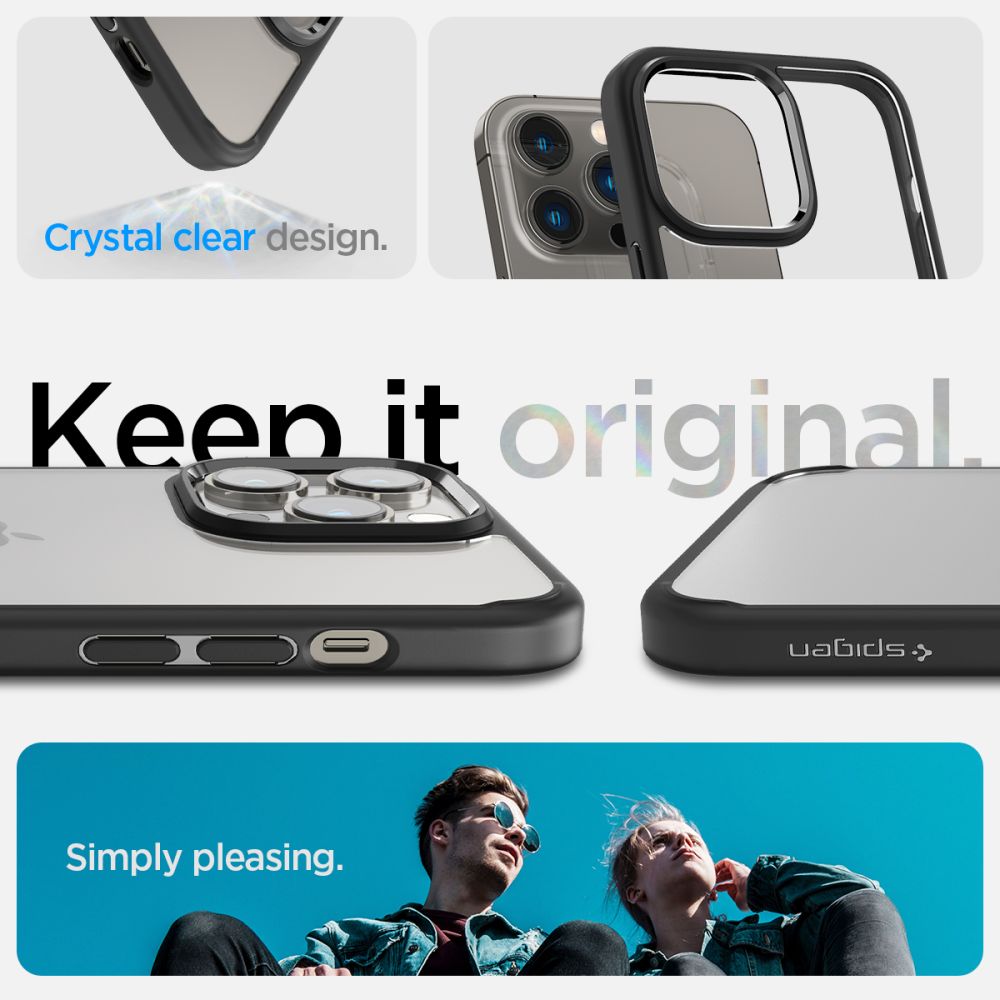 OVITEK SPIGEN ULTRA HYBRID IPHONE 14 PRO MAX MATTE BLACK